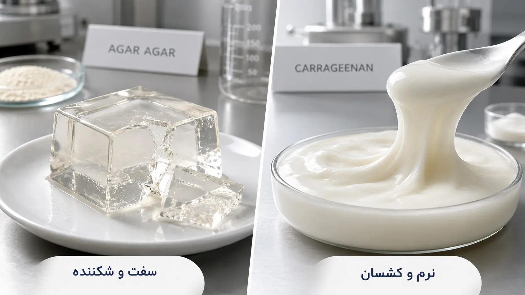 Agar agar carrageenan