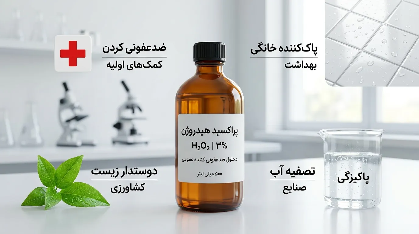 آب اکسیژنه همان وایتکس است یا دو ماده کاملاً متفاوت؟