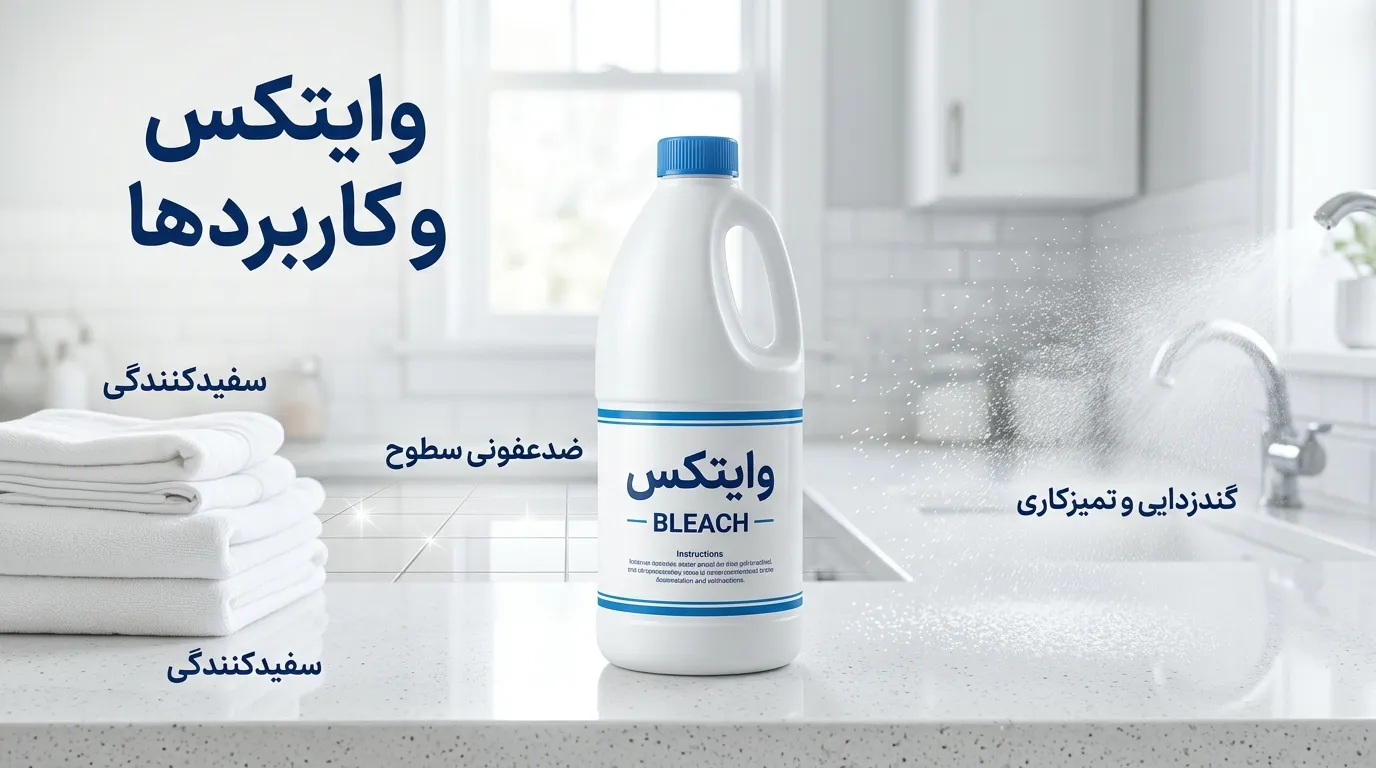تفاوت آب اکسیژنه و وایتکس(آب ژاول) چیست؟ راهنمای ساده برای تشخیص و کاربرد