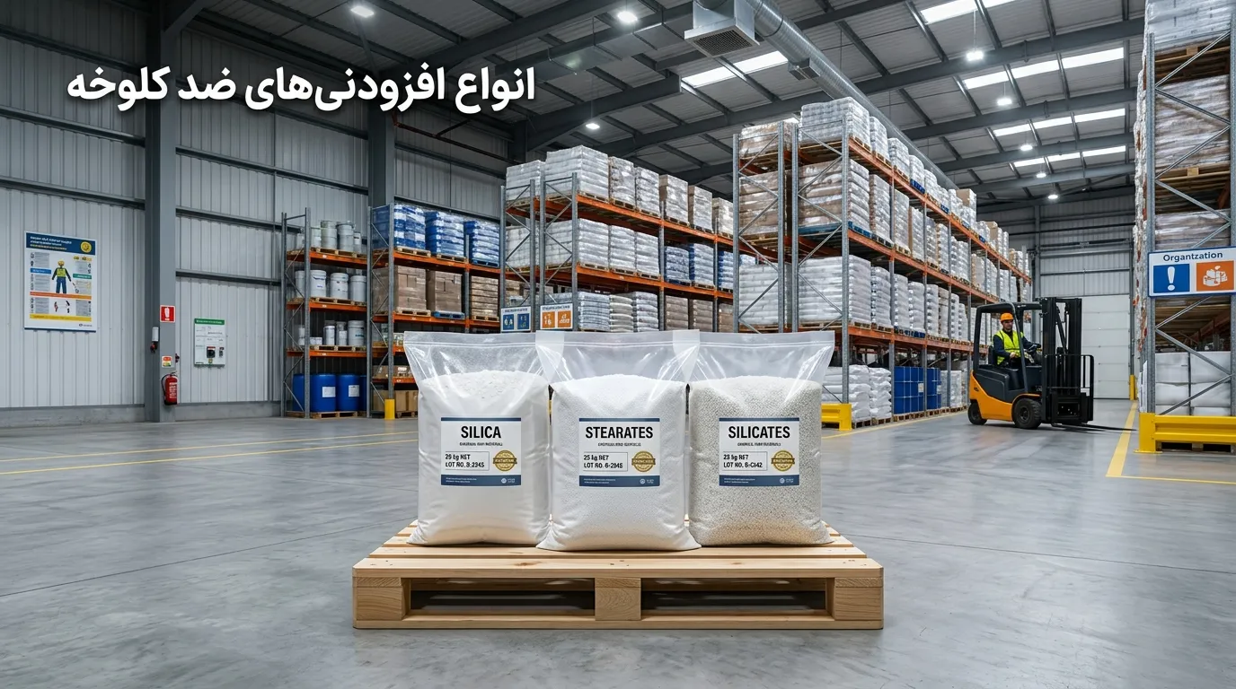 مواد ضد چسبندگی چیست و چگونه از کلوخه شدن مواد جلوگیری می‌کند؟