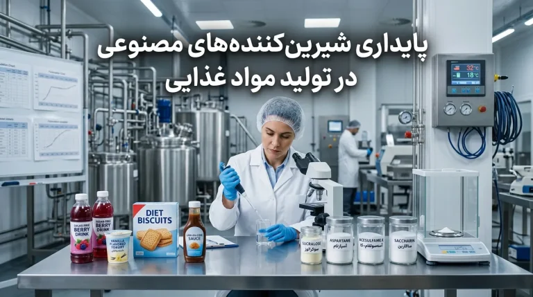 پایداری شیرین کننده های مصنوعی در فرآیندهای تولید مواد غذایی