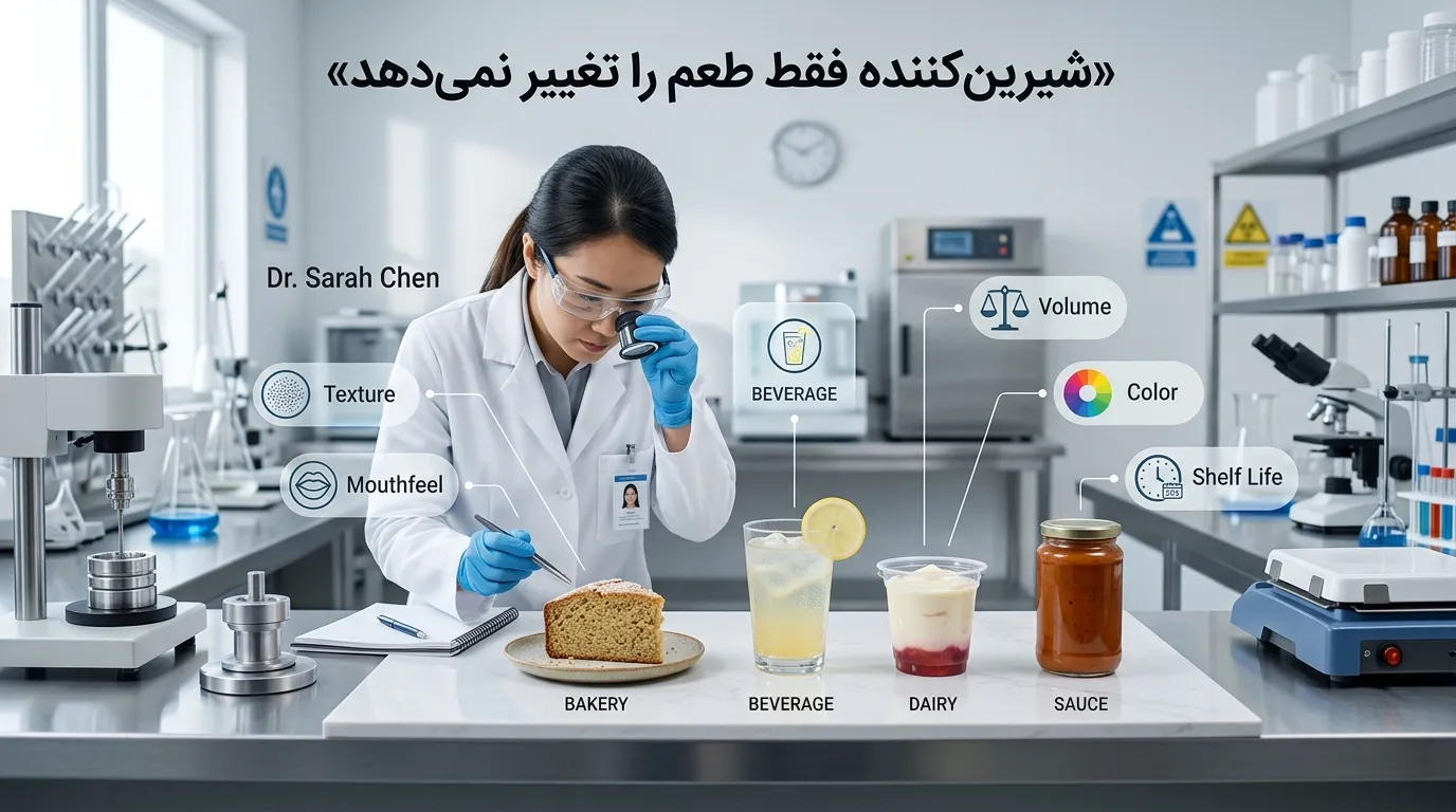 پایداری شیرین کننده های مصنوعی در فرآیندهای تولید مواد غذایی