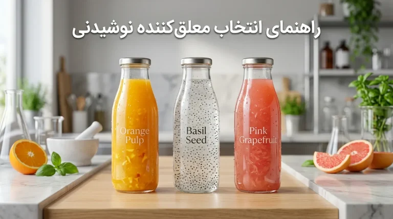 راهنمای انتخاب بهترین ماده معلق‌کننده برای شربت و نوشیدنی