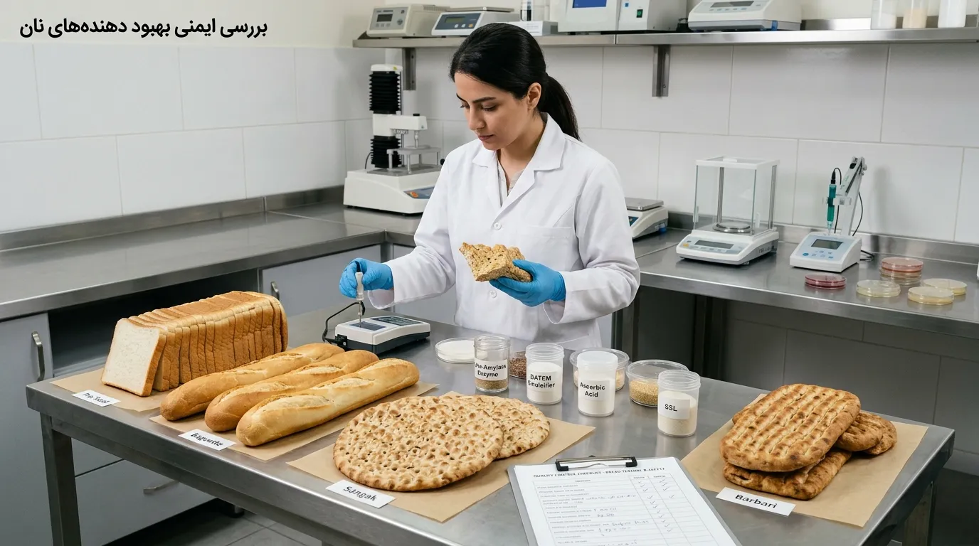 ترکیبات بهبود دهنده نان چیست و هر ماده چه تأثیری در کیفیت خمیر و نان دارد؟