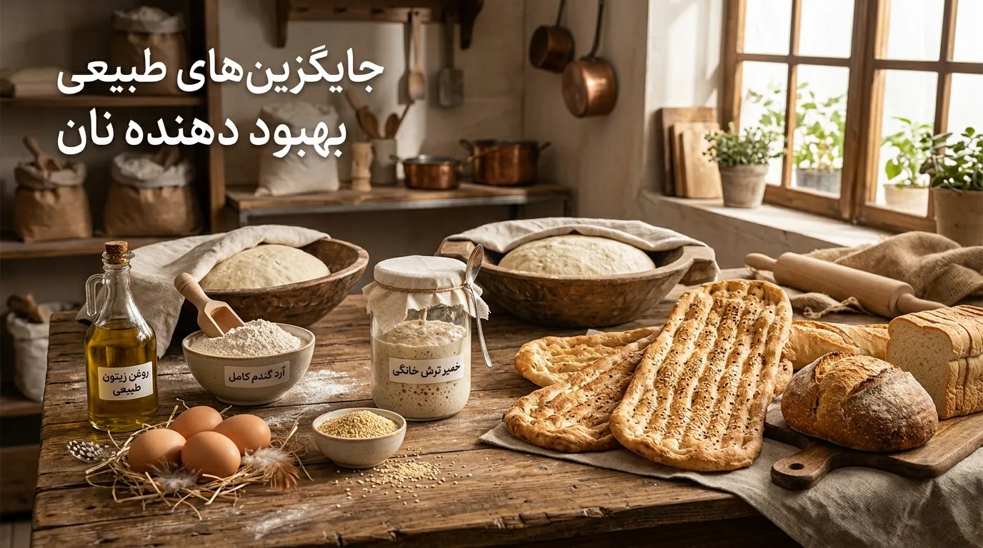 ترکیبات بهبود دهنده نان چیست و از چه موادی تشکیل شده؟