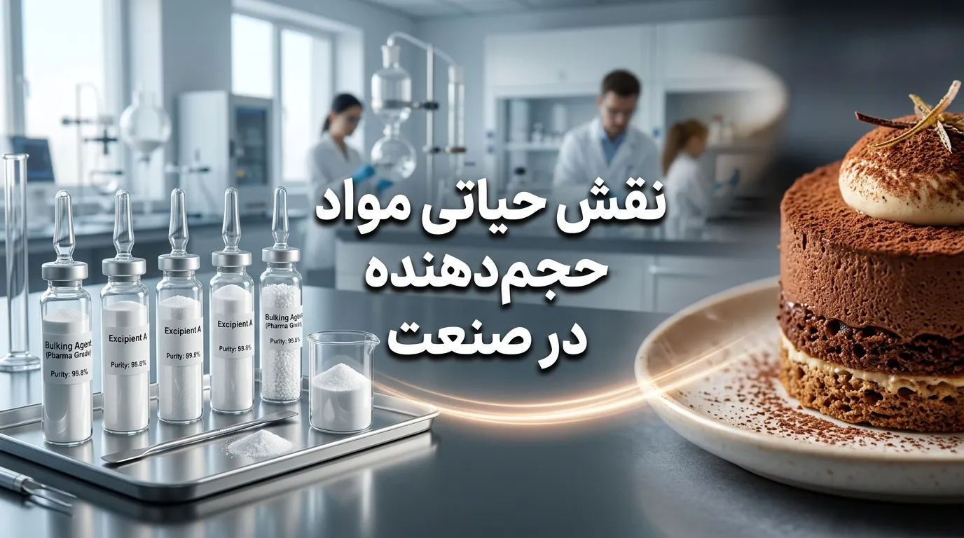 مواد حجم‌دهنده چیست؟ بررسی نقش حیاتی Bulking Agents در فرمولاسیون محصولات غذایی و دارویی