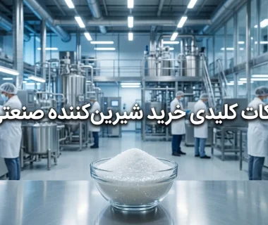 در خرید شیرین‌کننده صنعتی به چه نکاتی باید توجه کرد؟ 5 نکته کلیدی
