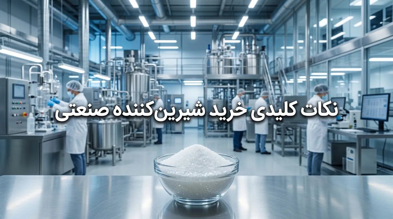 در خرید شیرین‌کننده صنعتی به چه نکاتی باید توجه کرد؟ 5 نکته کلیدی