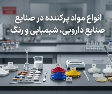 معرفی انواع مواد پرکننده در صنایع دارویی، شیمیایی و رنگ و کاربرد هرکدام