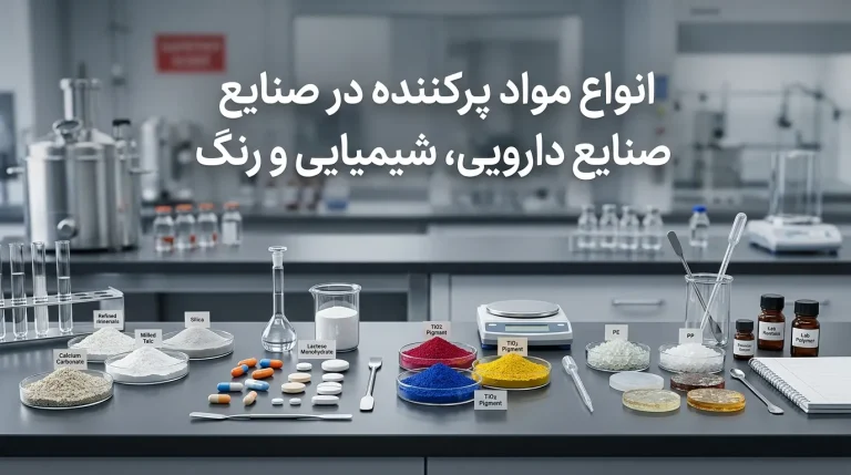 انواع مواد پرکننده در صنایع دارویی، شیمیایی و رنگ + کاربرد