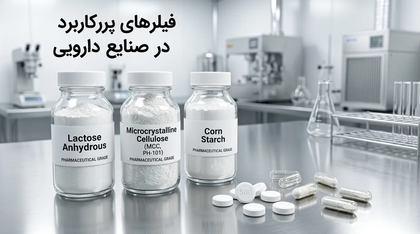 انواع مواد پرکننده در صنایع دارویی، شیمیایی و رنگ + کاربرد