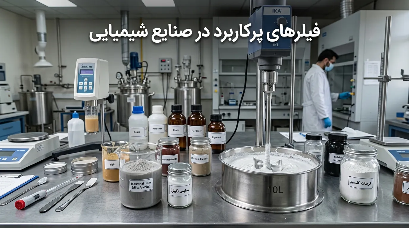 معرفی انواع مواد پرکننده در صنایع دارویی، شیمیایی و رنگ و کاربرد هرکدام