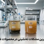 رایج‌ترین مشکلات ته‌نشینی در محصولات غذایی و روش‌های اصلاح آن