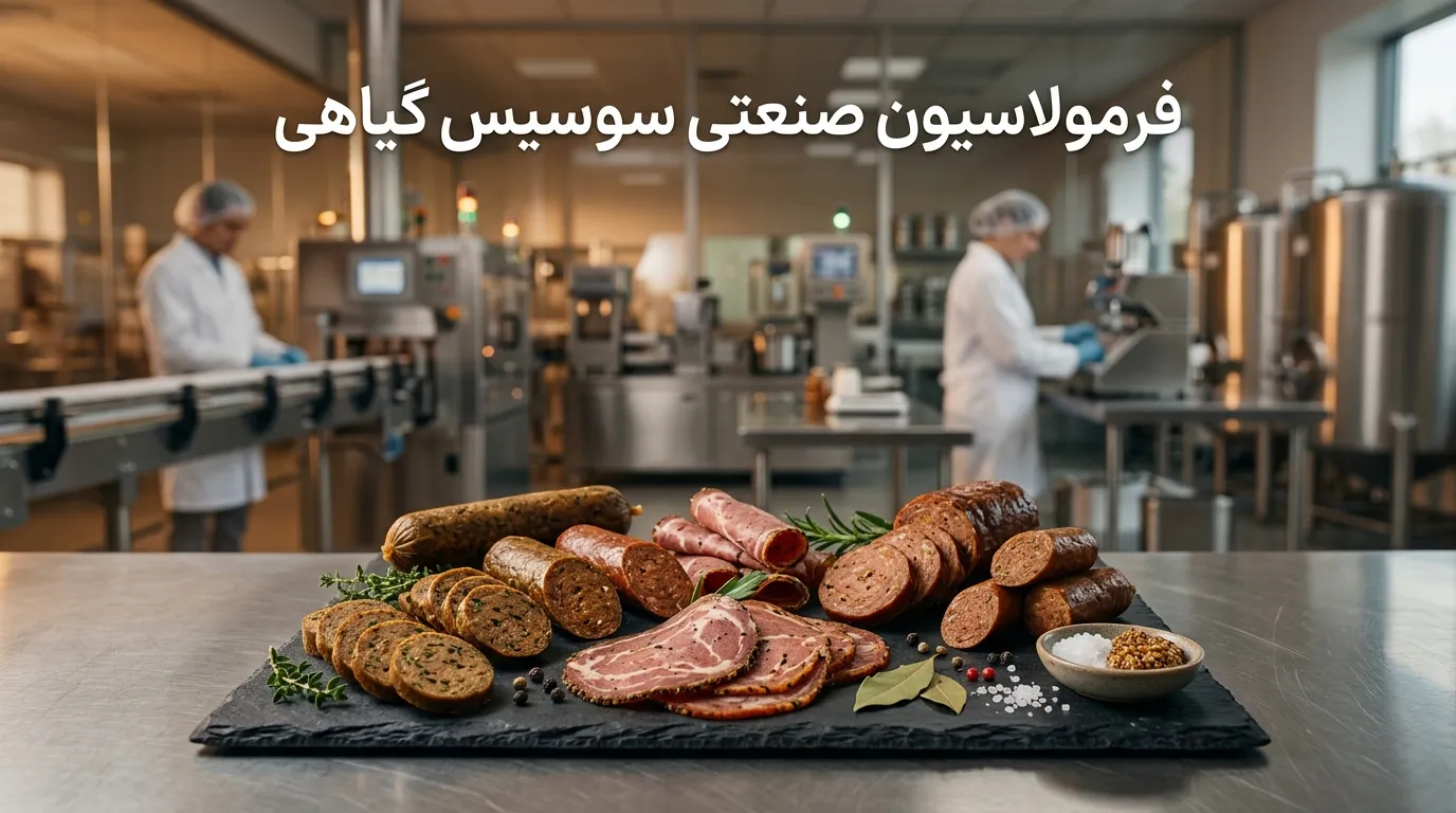 فرمولاسیون سوسیس و کالباس گیاهی در مقیاس صنعتی به چه مواد اولیه و استانداردهایی نیاز دارد؟