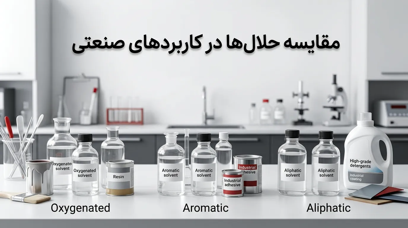 راهنمای کاربردی انتخاب حلال شیمیایی در فرمولاسیونهای صنعتی بر اساس سرعت تبخیر و قدرت حلکنندگی 16 راهنمای انتخاب حلال شیمیایی مناسب در فرمولاسیونهای صنعتی