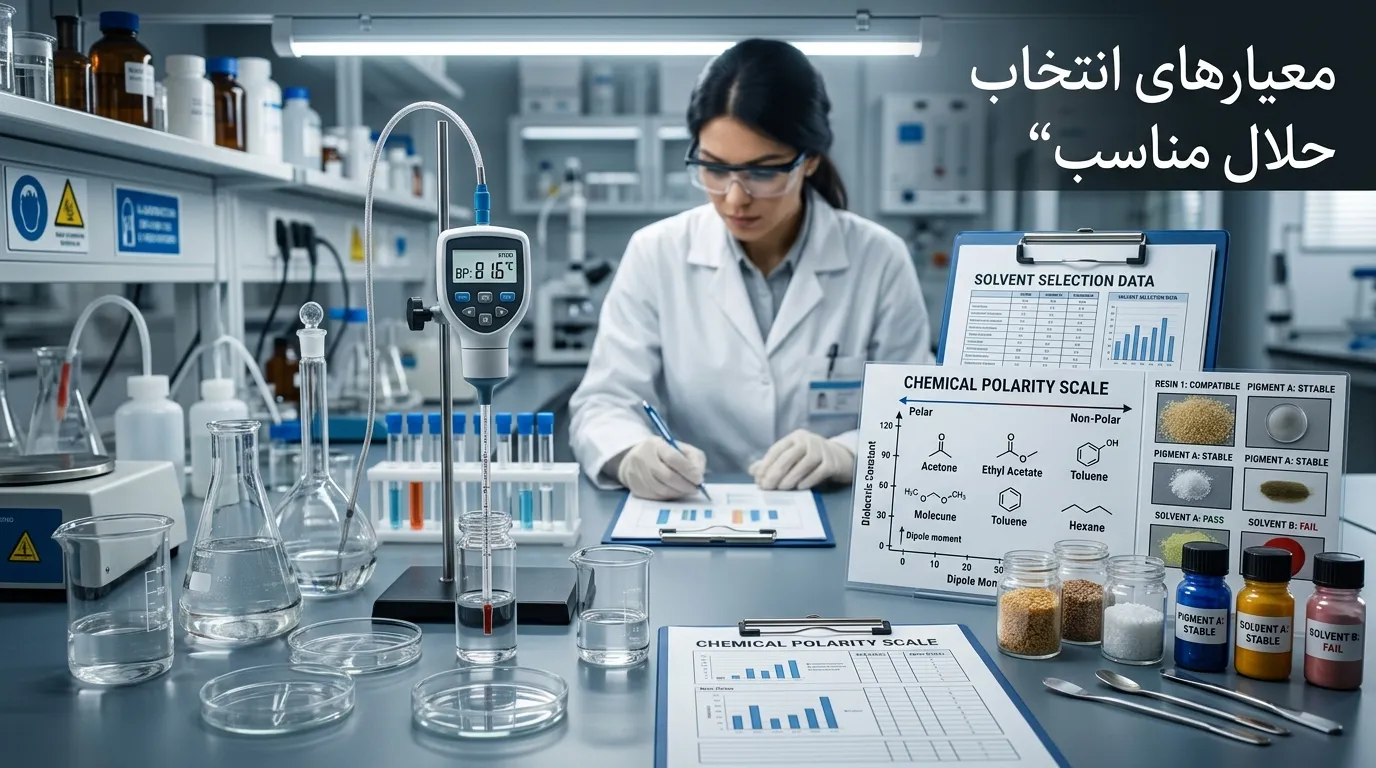 راهنمای کاربردی انتخاب حلال شیمیایی در فرمولاسیونهای صنعتی بر اساس سرعت تبخیر و قدرت حلکنندگی 17 راهنمای کاربردی انتخاب حلال شیمیایی در فرمولاسیونهای صنعتی بر اساس سرعت تبخیر و قدرت حلکنندگی