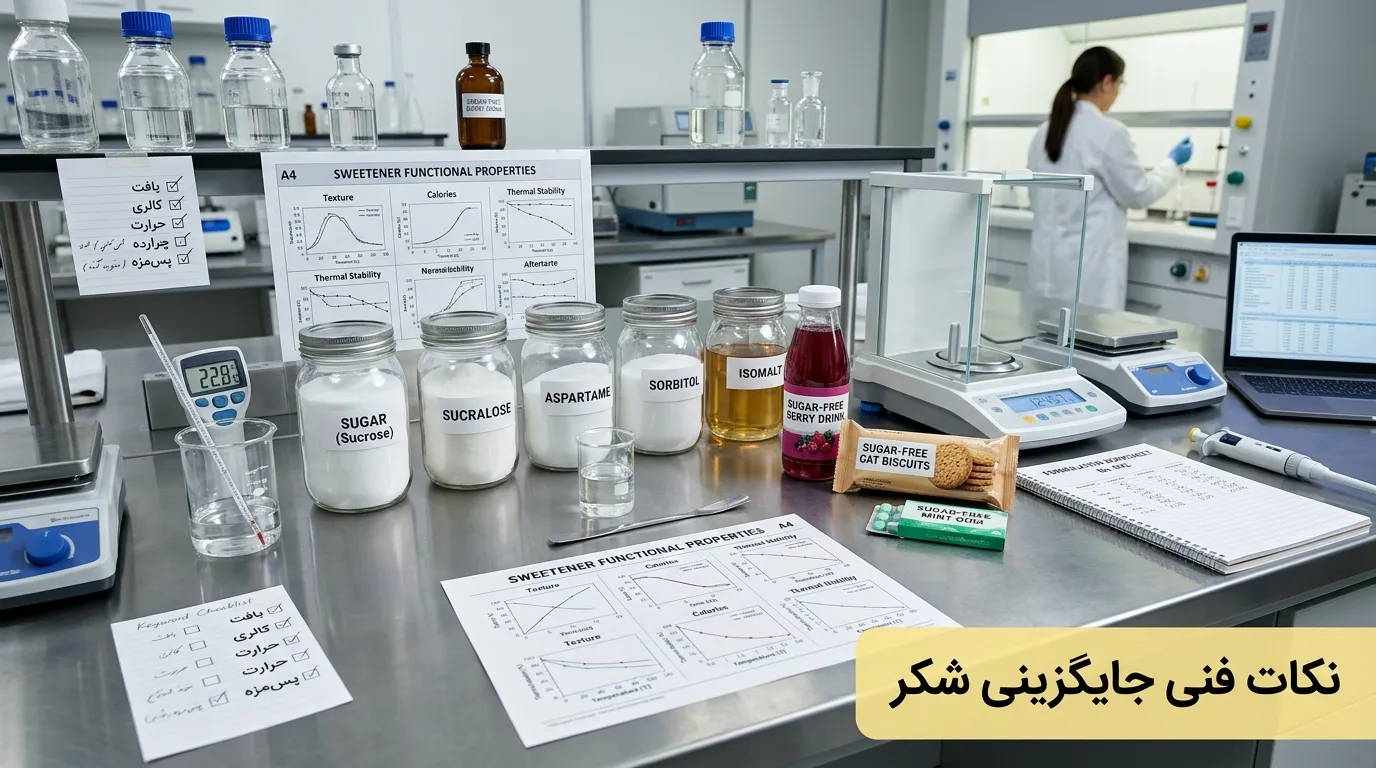 انواع شیرینکنندههای صنعتی کداماند و هرکدام چه کاربردی دارند؟ مقایسه با شکر طبیعی 24 انواع شیرینکنندههای صنعًتی کداماند و هرکدام چه کاربردی دارند؟ مقایسه با شکر طبیعی