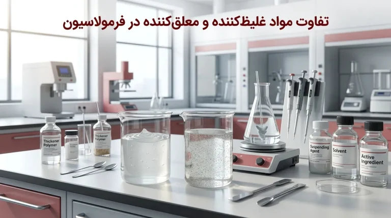 تفاوت مواد غلیظ‌کننده و معلق‌کننده در فرمولاسیون چیست؟