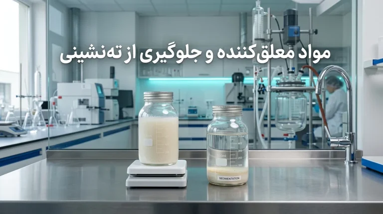 مواد معلق‌کننده چیست و چگونه از ته‌نشینی جلوگیری می‌کند؟