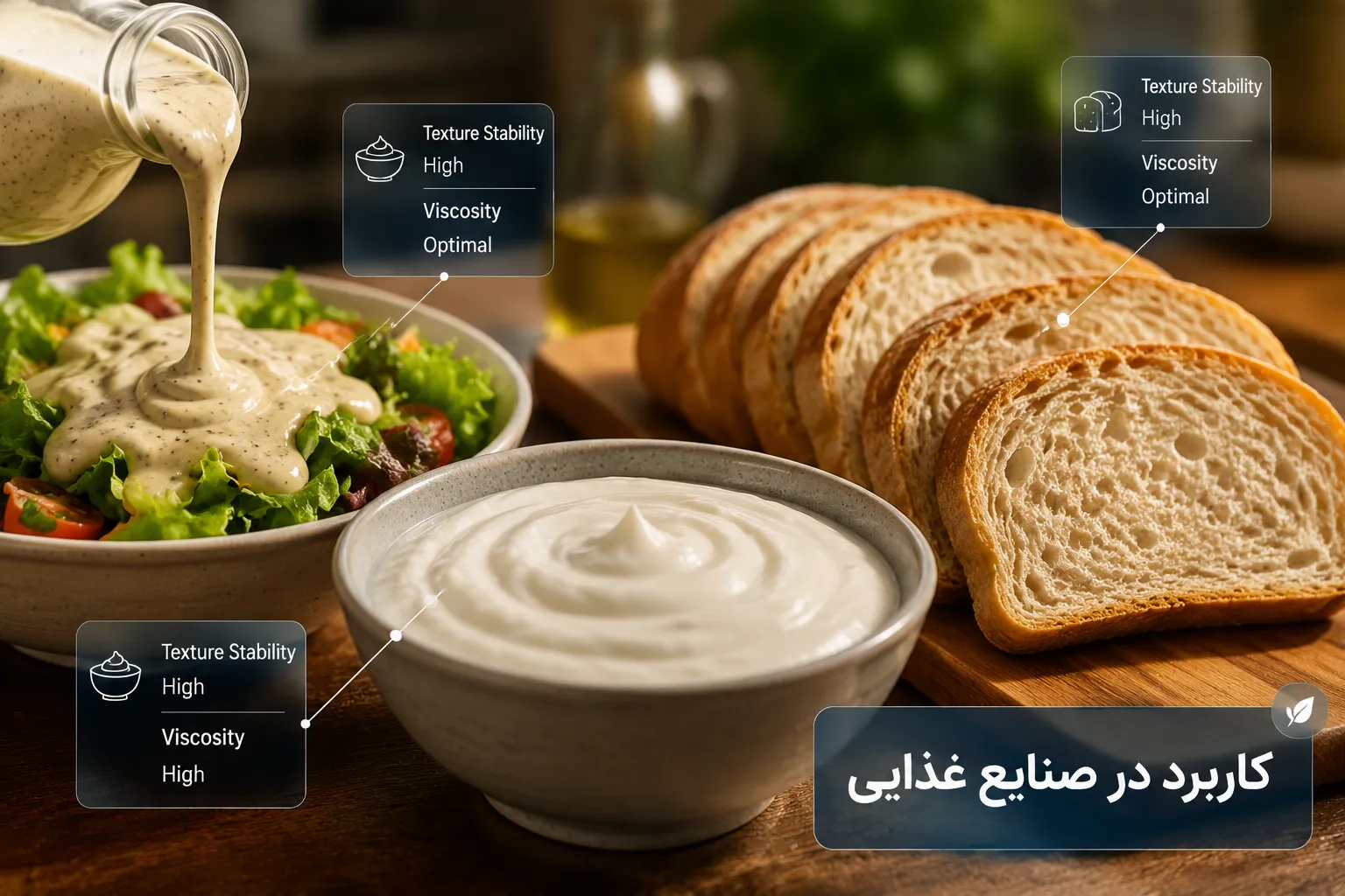 زانتان گام چیست؟ معرفی خواص، انواع گرید و کاربردهای مختلف در صنایع غذایی، دارویی و صنعتی 8 زانتان گام چیست؟ راهنمای کاربردها، انواع گرید و روش مصرف