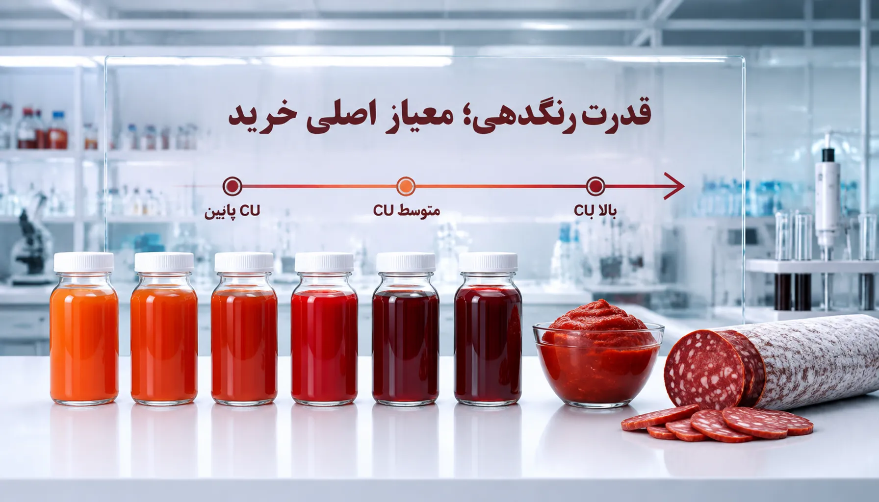راهنمای خرید رنگ پاپریکا | بررسی قدرت رنگ‌دهی و COA