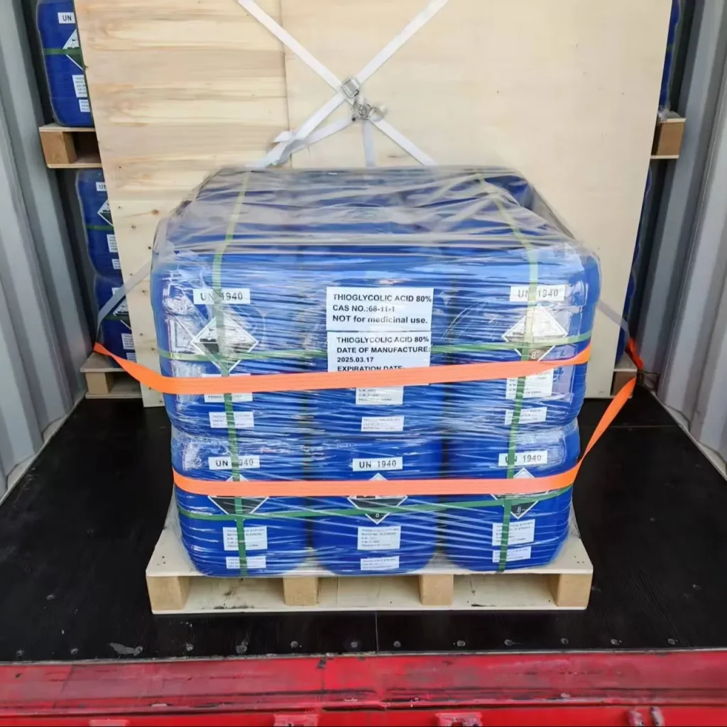 برای خرید تیوگلیکولیک اسید اصل با خلوص 80% ویژه صنایع آرایشی و شیمیایی با ما تماس بگیرید. مشاوره فنی انتخاب گرید و استعلام قیمت روز عمده و جزئی.