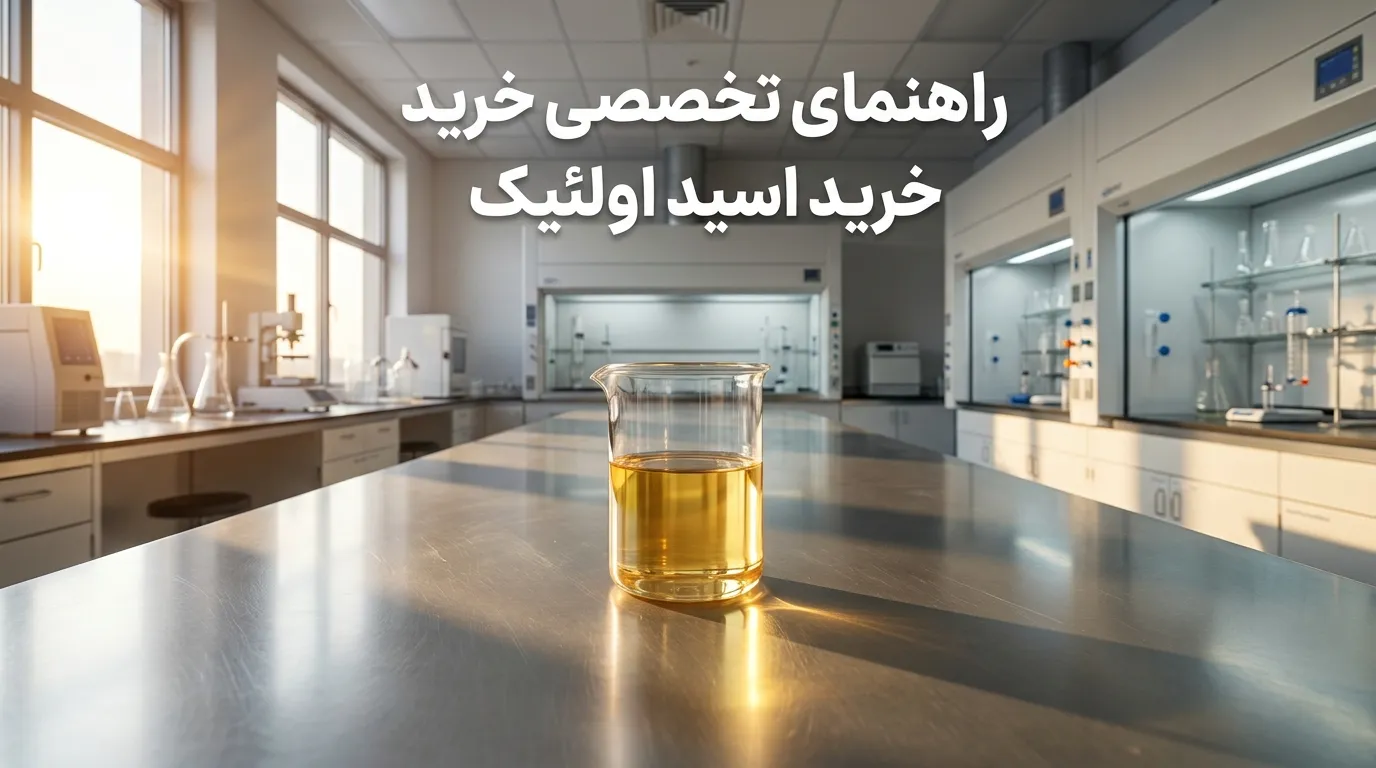 راهنمای خرید اسید اولئیک؛ تفاوت گرید گیاهی و حیوانی، تفسیر برگه آنالیز و معیارهای سنجش کیفیت