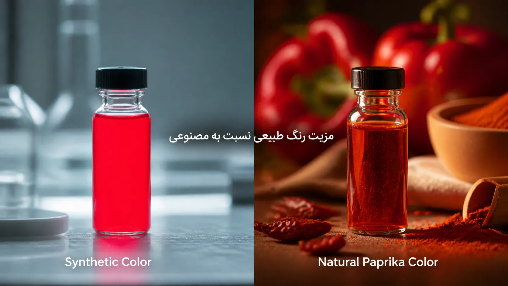 بررسی کاربرد رنگ پاپریکا در صنایع غذایی و فرآوردههای روغنی و چرب؛ راهنمای ثبات رنگ و کیفیت محصول 8 کاربرد رنگ پاپریکا در صنایع غذایی؛ راهنمای جامع ثبات رنگ