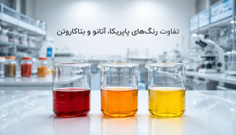 تفاوت رنگ پاپریکا، آناتو و بتاکاروتن چیست؟ راهنمای انتخاب