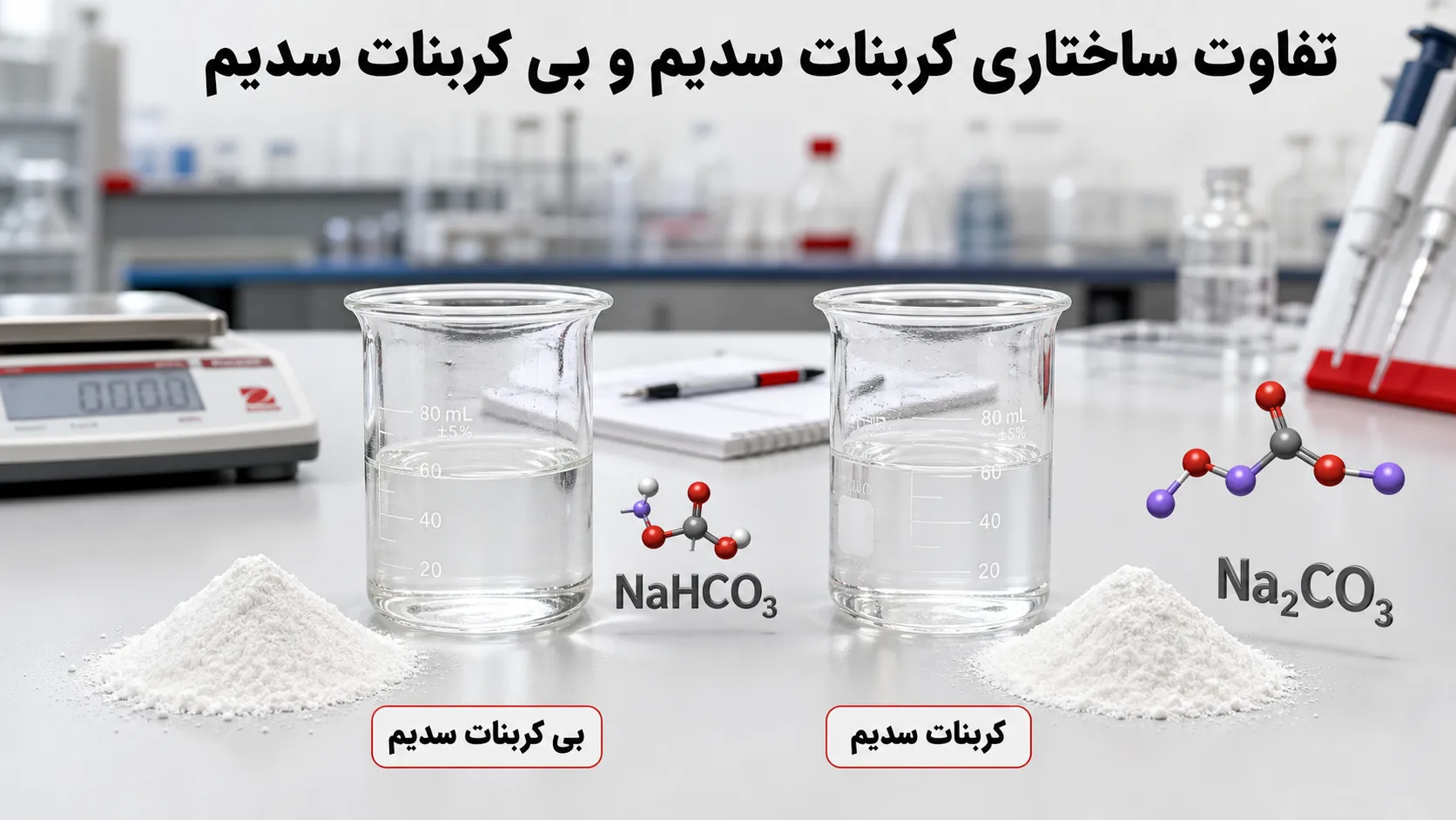 تفاوت کربنات سدیم و بی کربنات سدیم | کاربردها، موارد مصرف