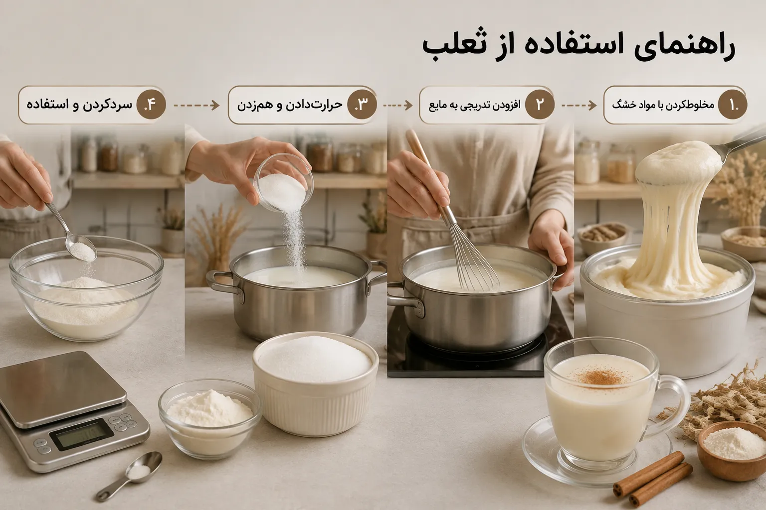 پودر ثعلب چیست؟ راهنمای جامع شناخت گیاه، کاربرد در بستنی‌سازی، انواع تجاری، خواص و مضرات آن